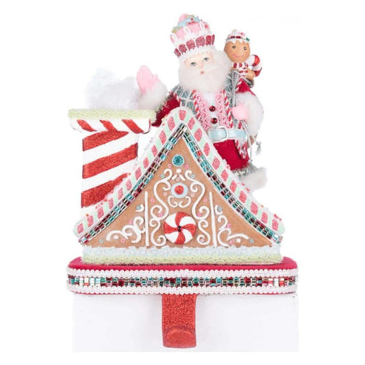 Katherine's Collection 10" Sweet Delights Santa Stocking Holder