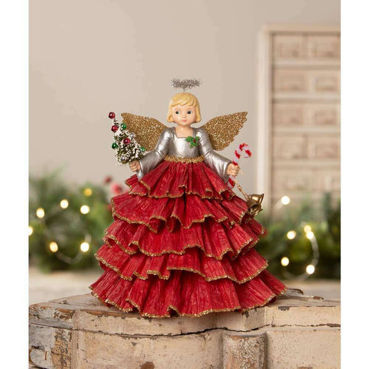 a statue of a christmas angel