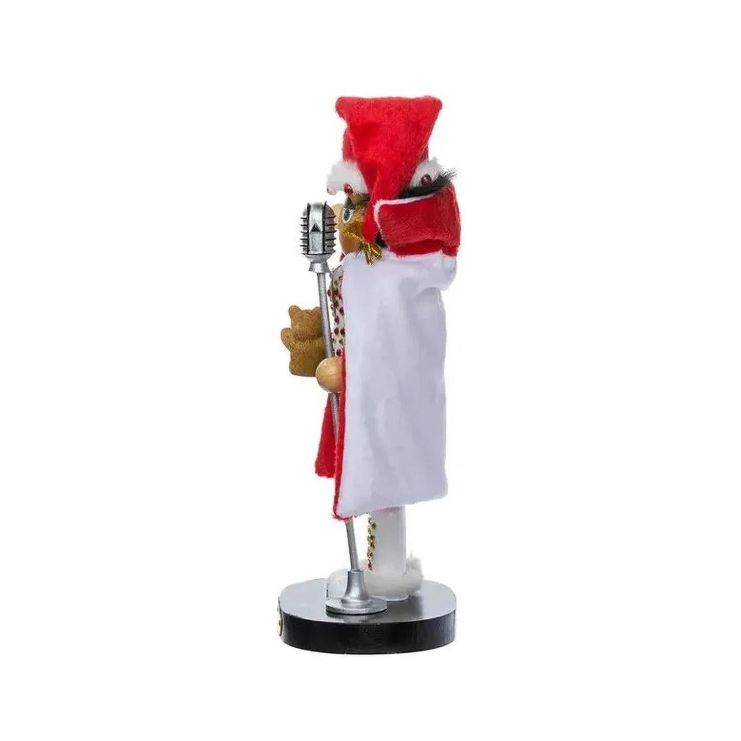 Kurt Adler 10" Elvis Presley® In White Suit Nutcracker