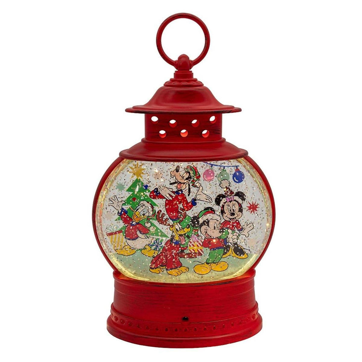 Kurt Adler 10-Inch Disney Lantern with Spinning Glitter Water