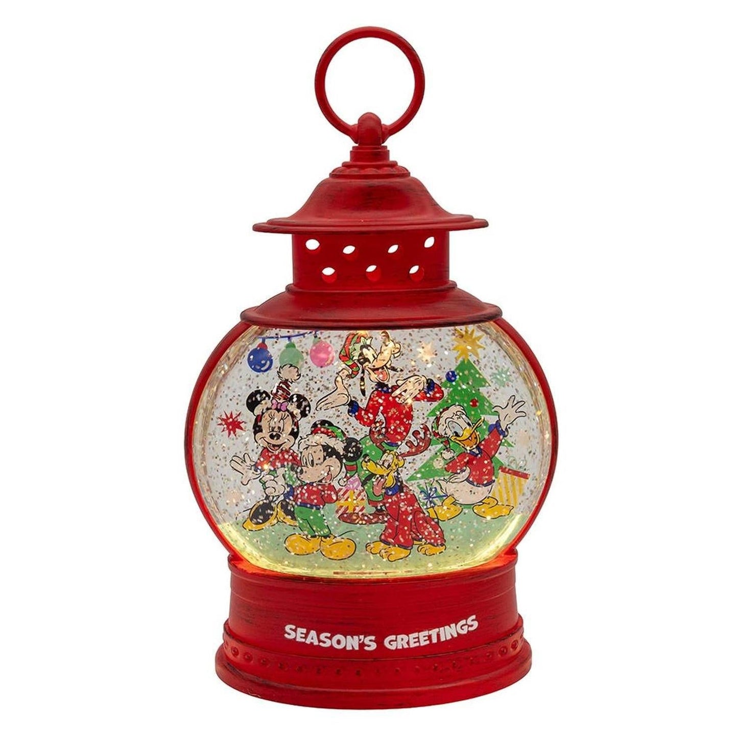 Kurt Adler 10-Inch Disney Lantern with Spinning Glitter Water
