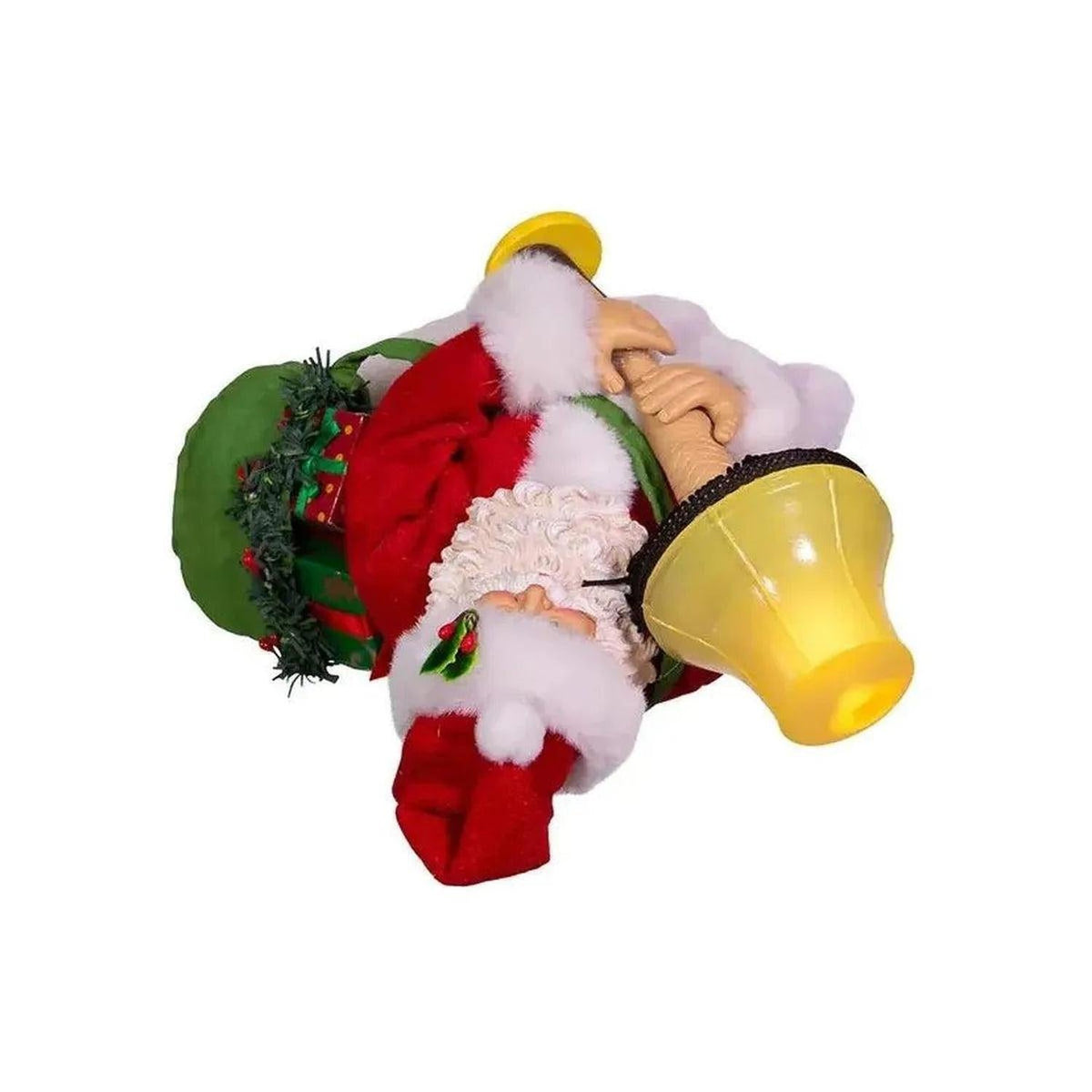 Kurt Adler 10-Inch Leg Lamp Fabriché Santa with Light
