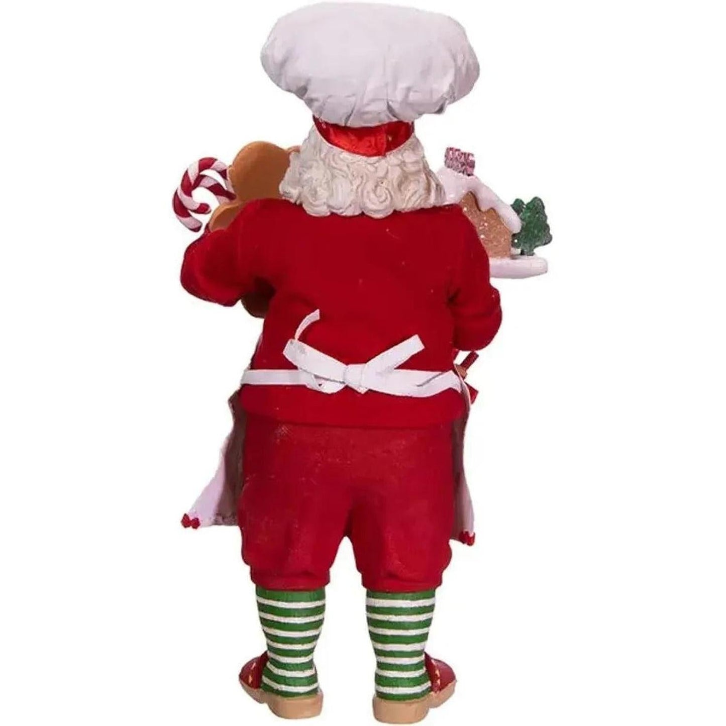 Kurt Adler 10.5" Fabriché™ Gingerbread Chef Santa