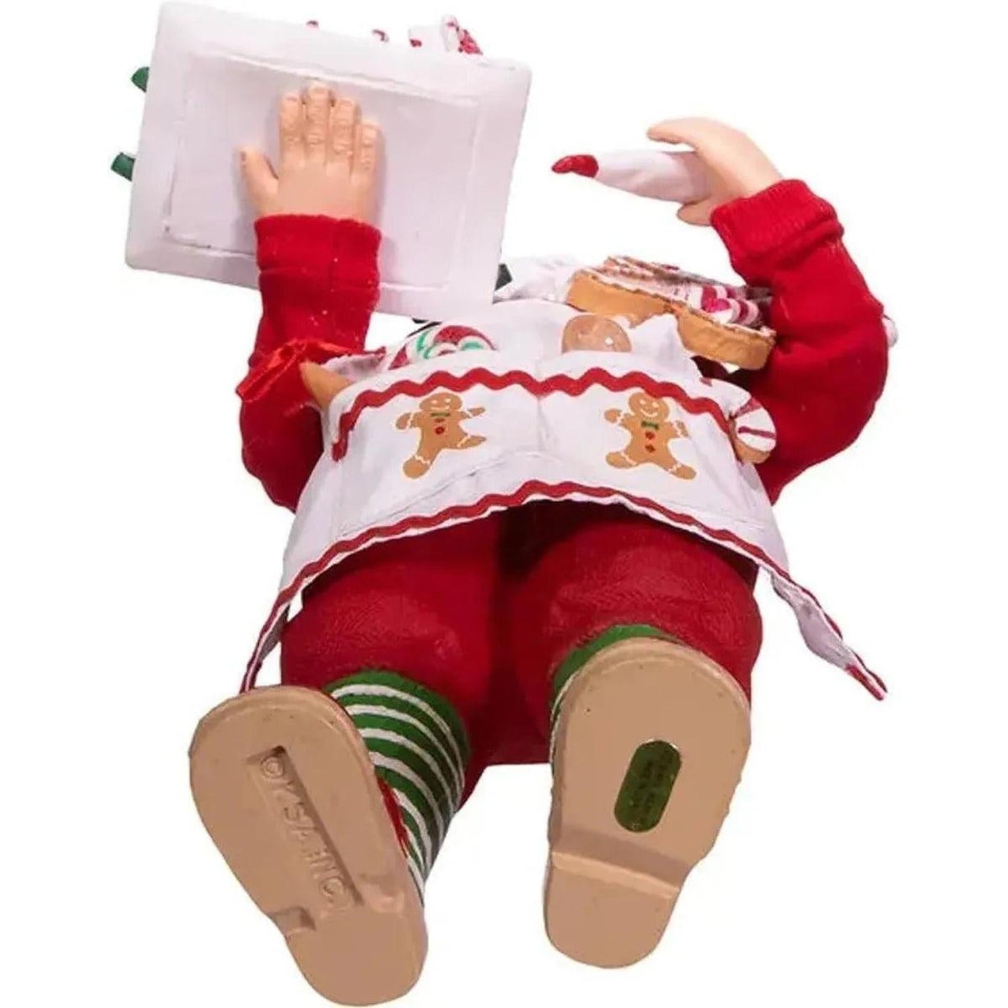 Kurt Adler 10.5" Fabriché™ Gingerbread Chef Santa