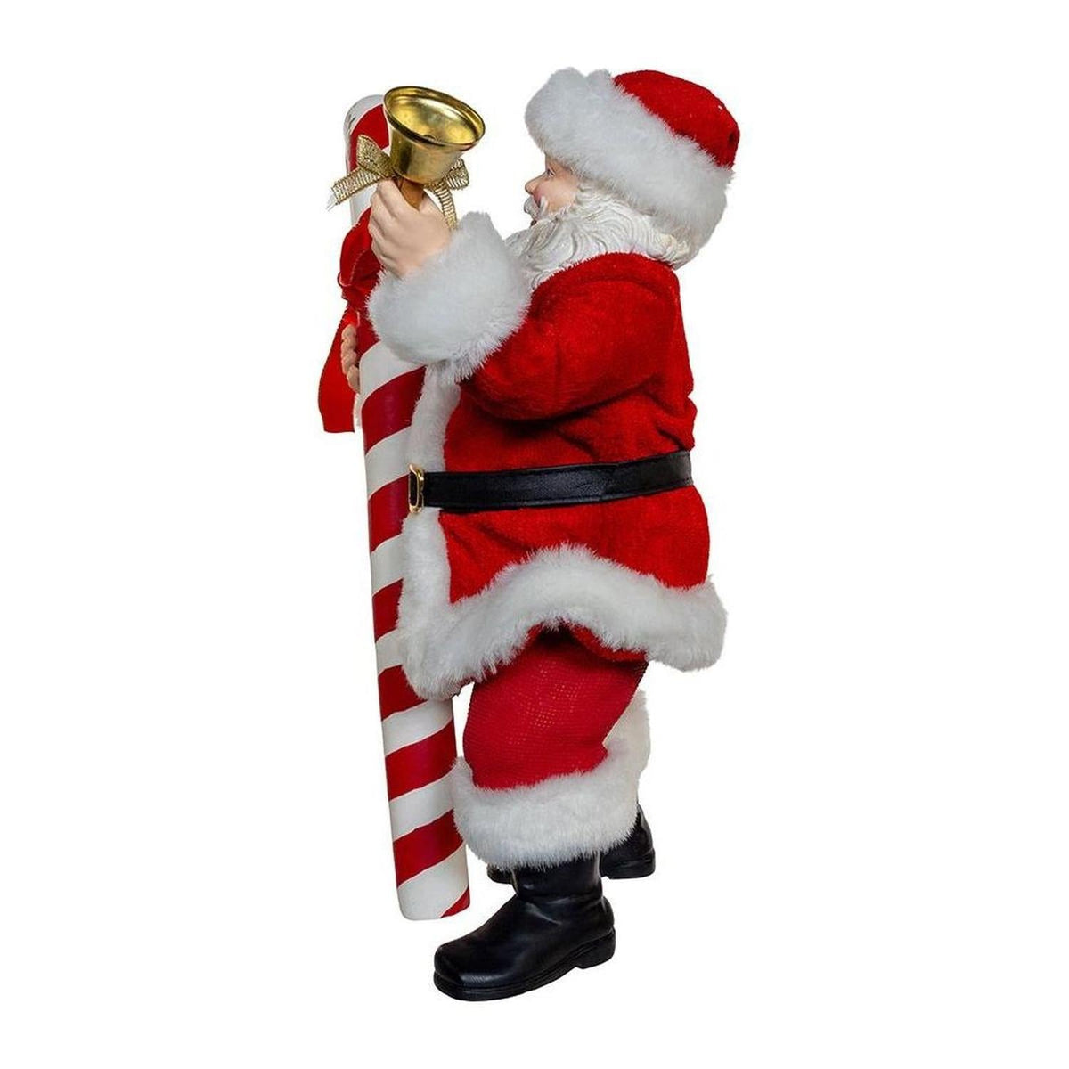 Kurt Adler 10.5" Fabriché Santa With Candy Cane