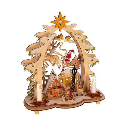 Kurt Adler 10.82" Battery-Operated Village LED House