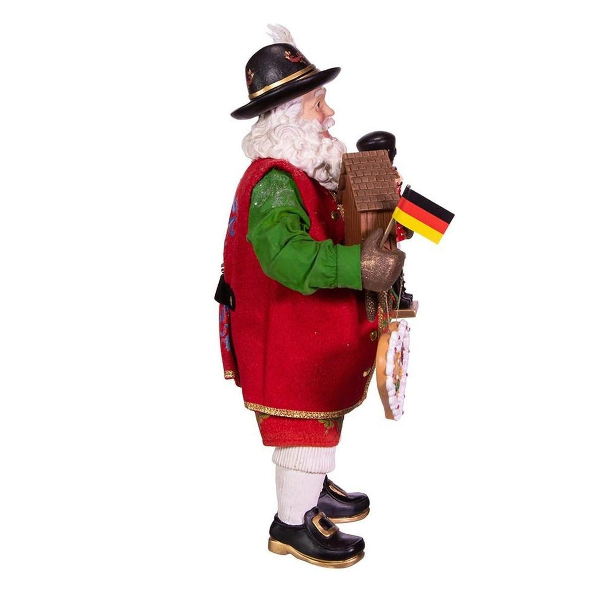Kurt Adler 11-Inch Fabriché Musical German Santa