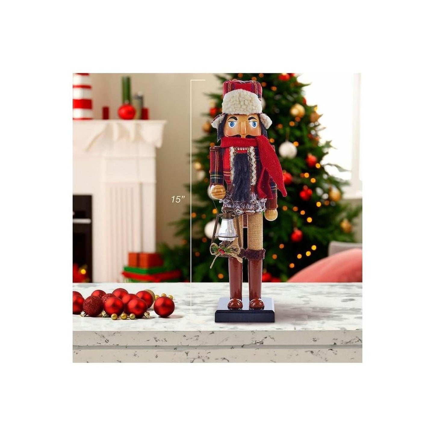 Kurt Adler 15-Inch Wooden Woodsman Nutcracker