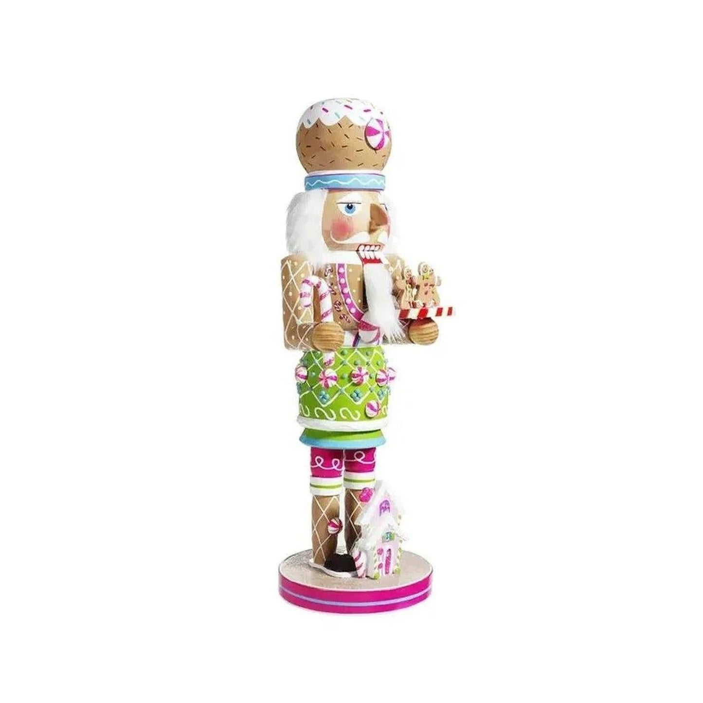 Kurt Adler 16-Inch Wooden Gingerbread Nutcracker