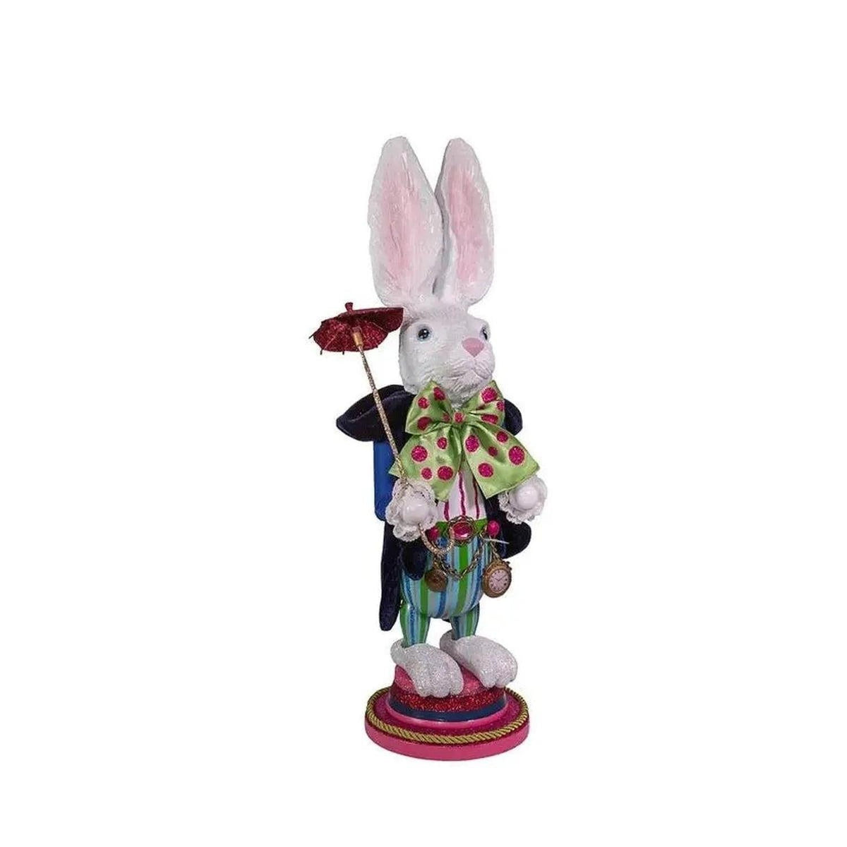 Kurt Adler 18" Hollywood Nutcrackers™ White Rabbit Nutcracker