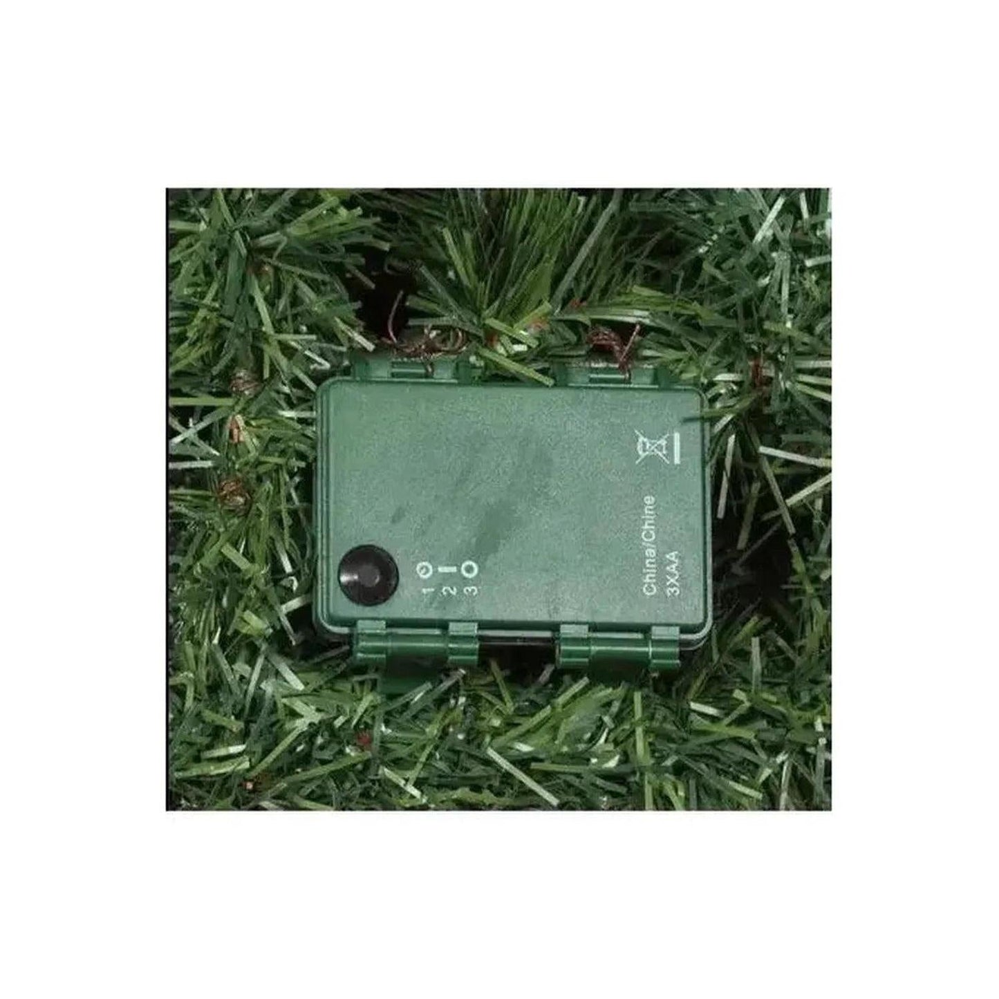 Kurt Adler 26-Inch Battery-Operated Pre-Lit Red And Green Wall Tree With Bow