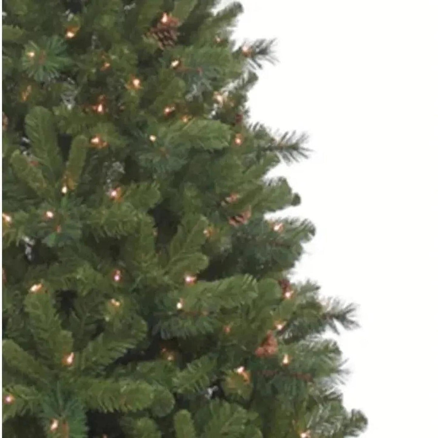 Kurt Adler 7.5-Foot Pre-Lit Clear Burlington Spruce