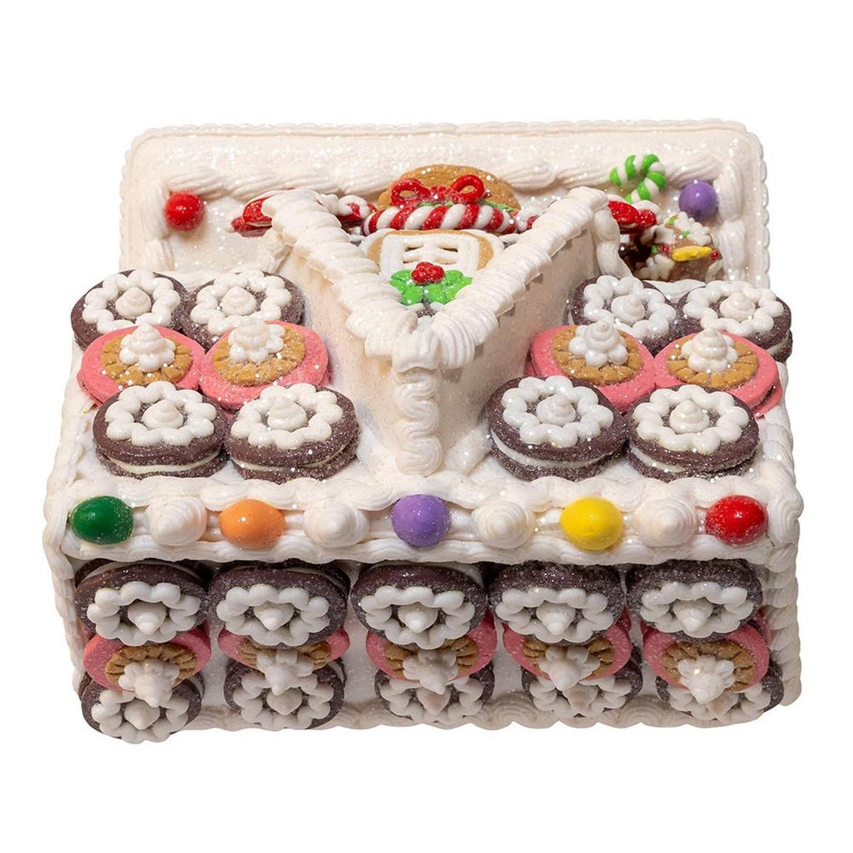 Kurt Adler 9.5-Inch LED Gingerbread Cookie House
