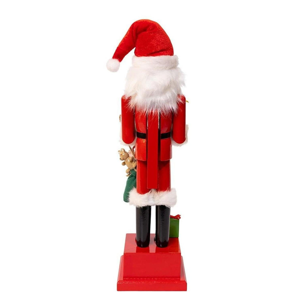 Kurt Adler Wooden 15-Inch Santa Calendar Nutcracker