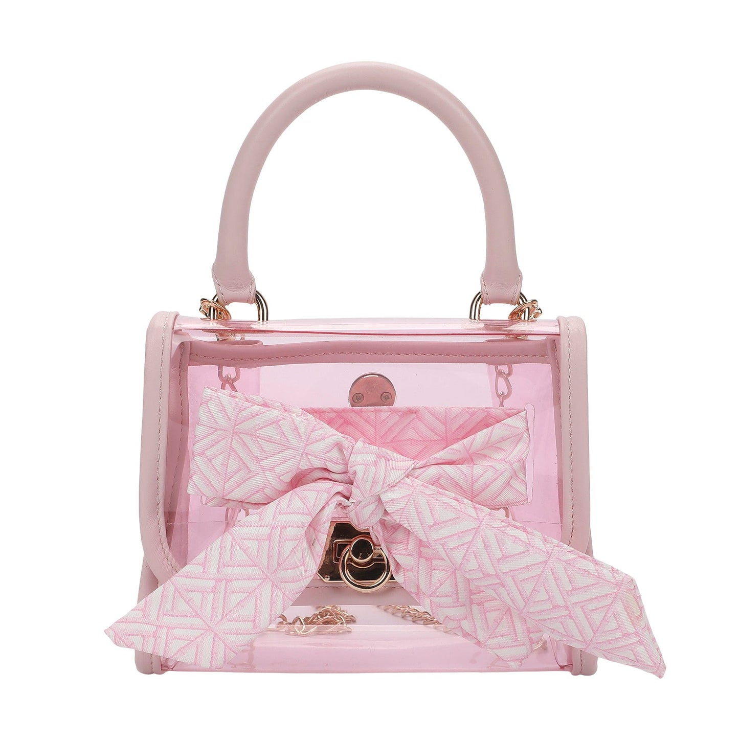 Bow On The Go Clear Crossbody Handbag