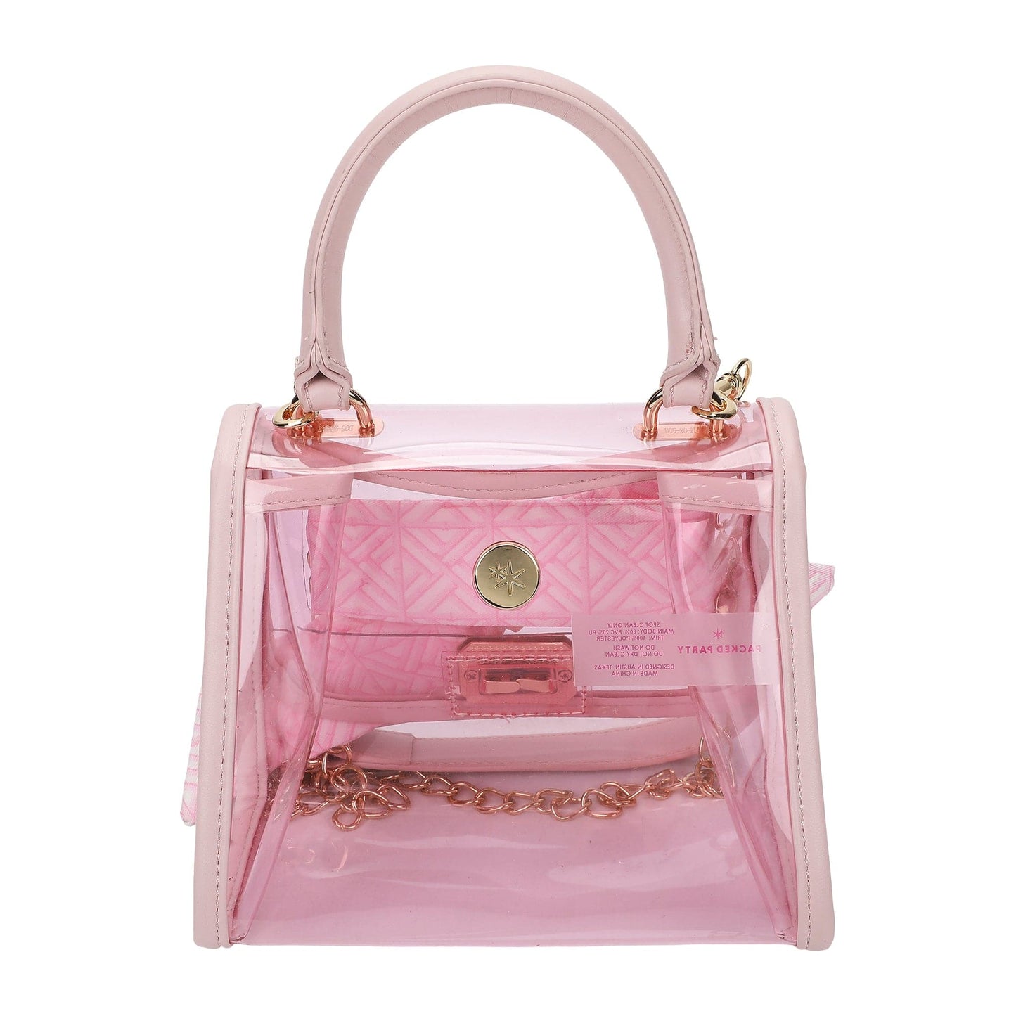 Bow On The Go Clear Crossbody Handbag