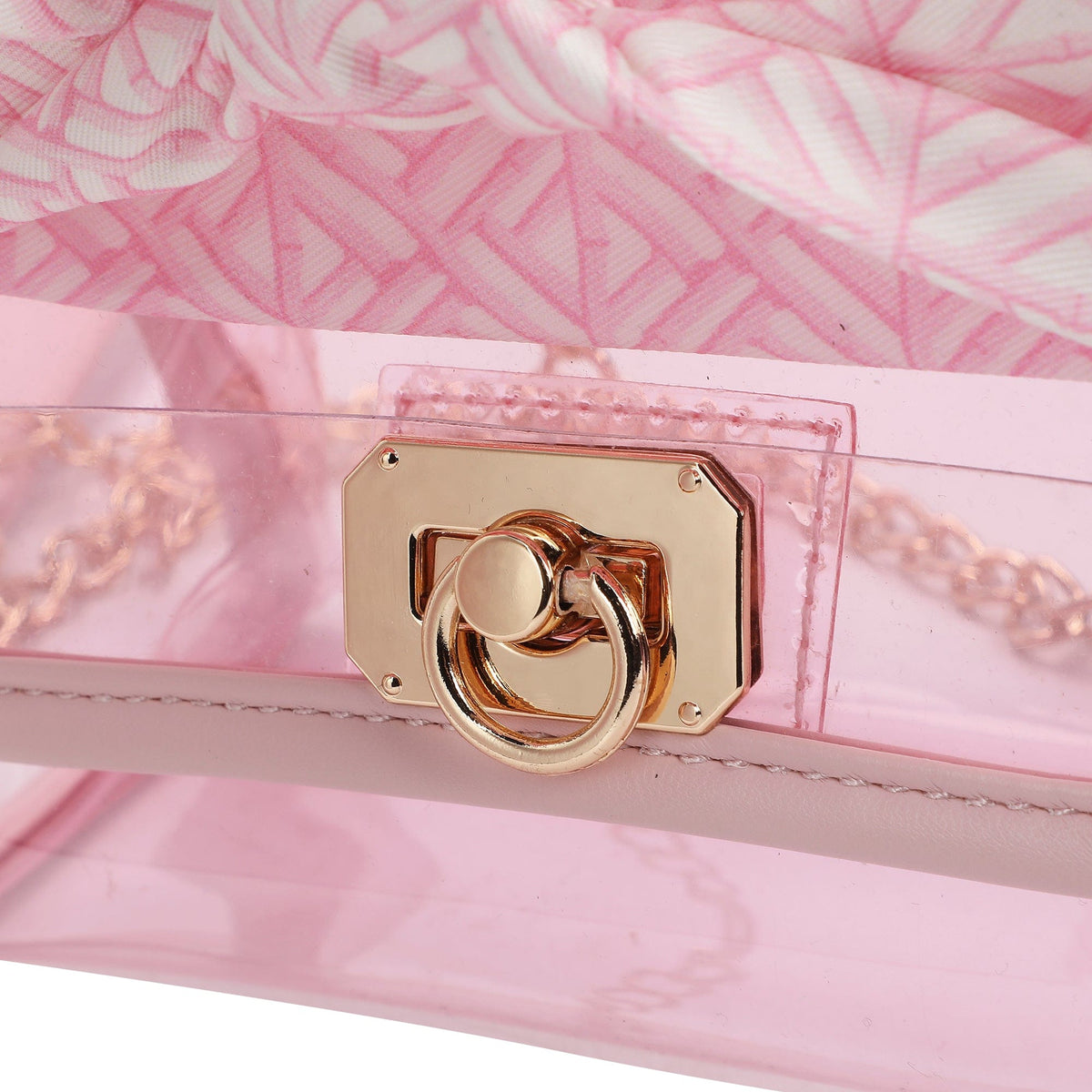 Bow On The Go Clear Crossbody Handbag