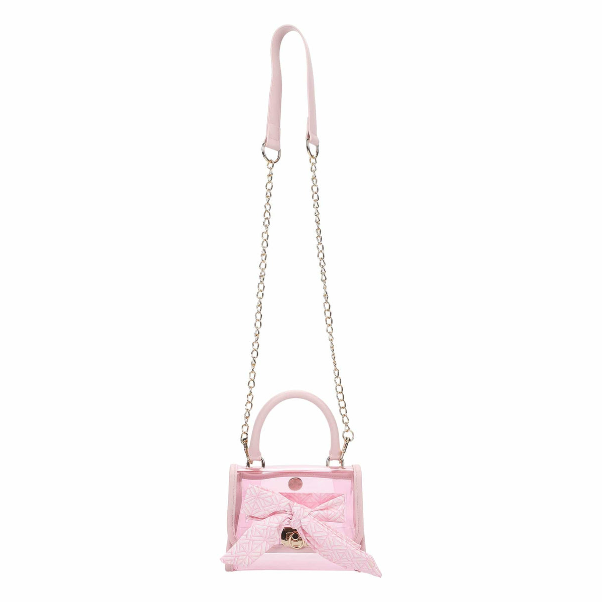 Bow On The Go Clear Crossbody Handbag