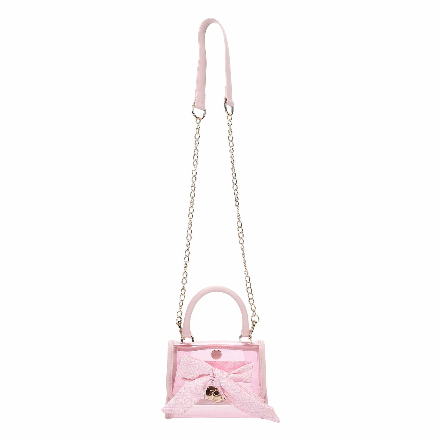 Bow On The Go Clear Crossbody Handbag