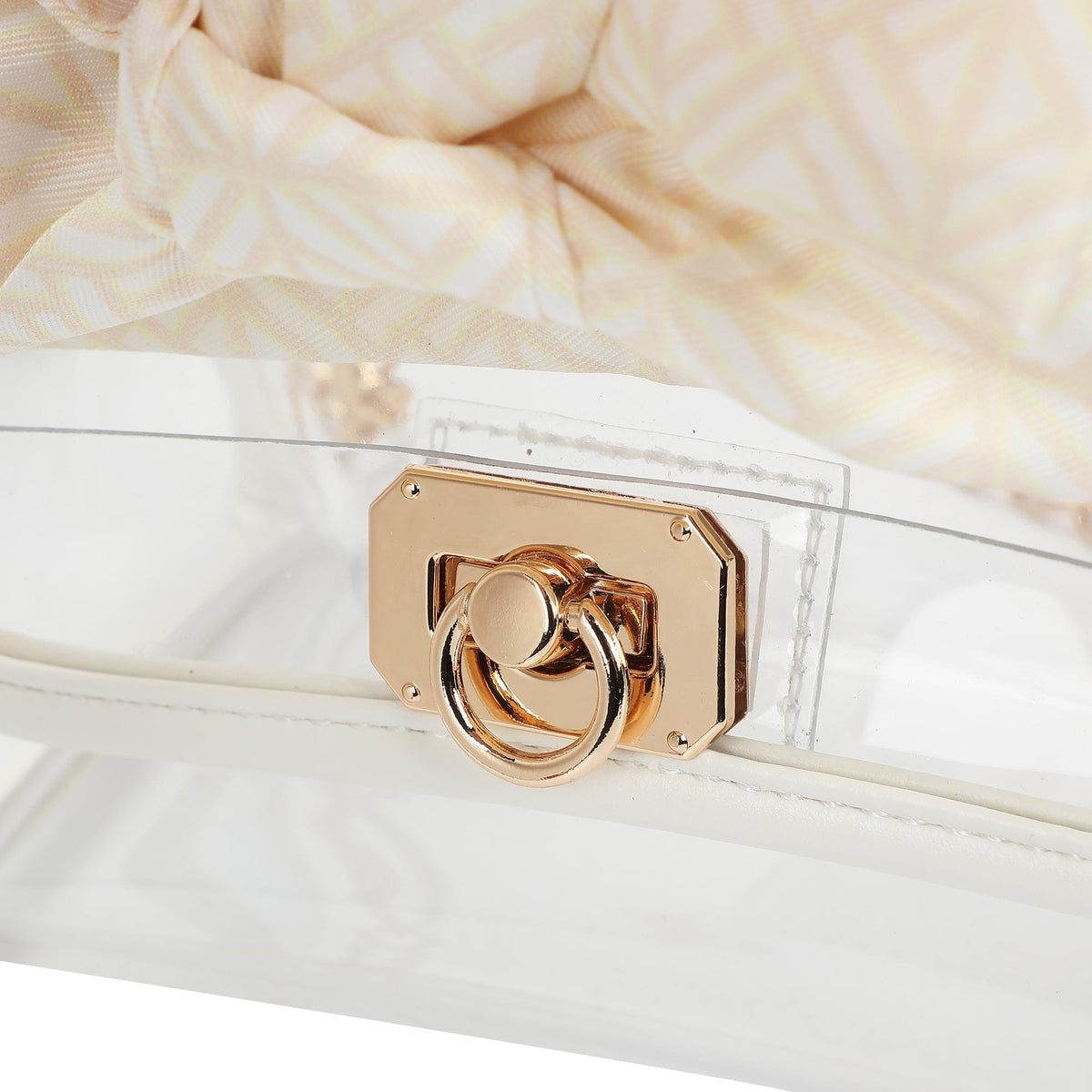Bow On The Go Clear Crossbody Handbag