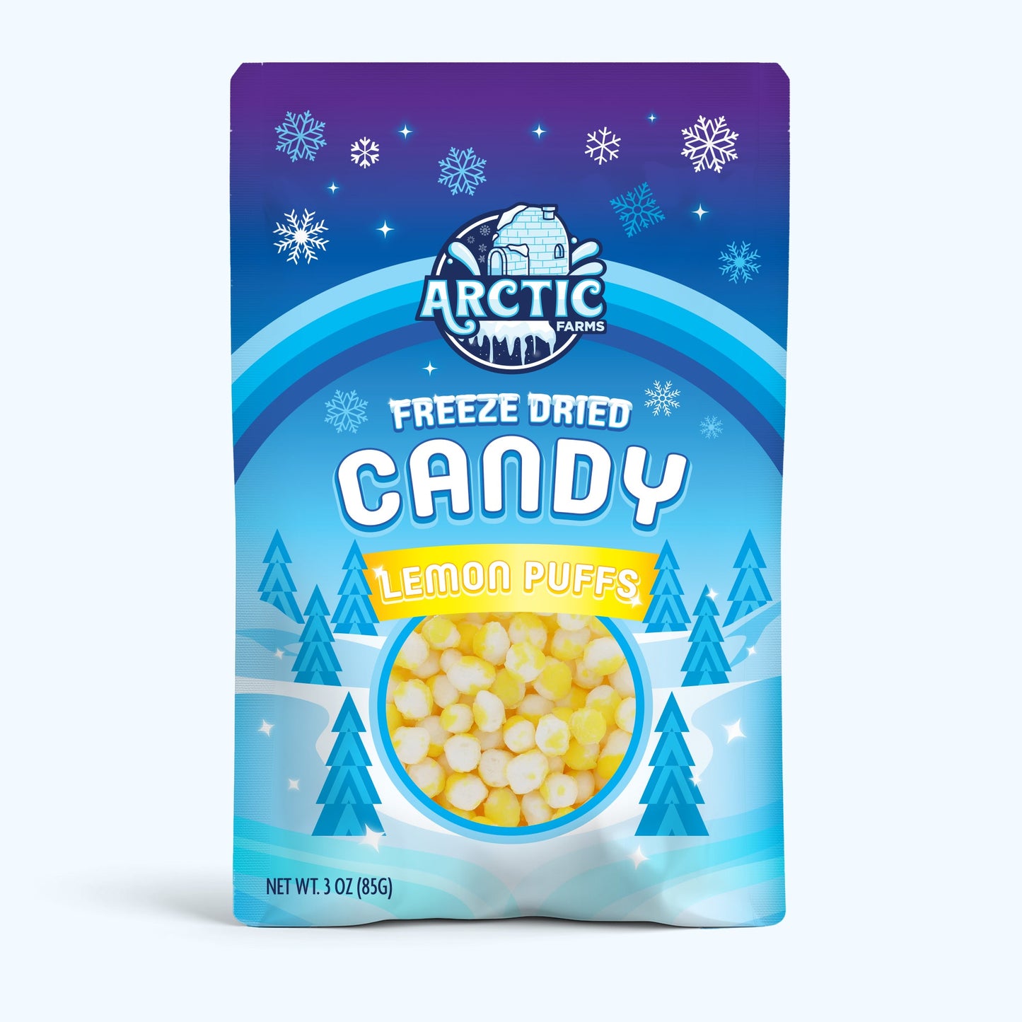 Freeze Dried Lemon Puffs Candies