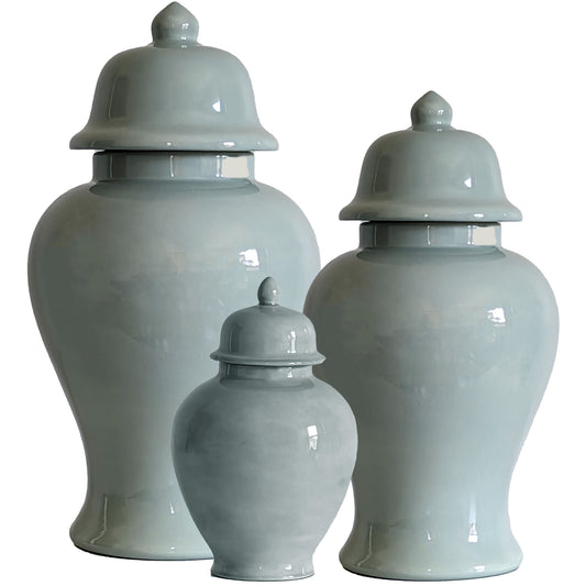 Lamb's Ear Ginger Jars