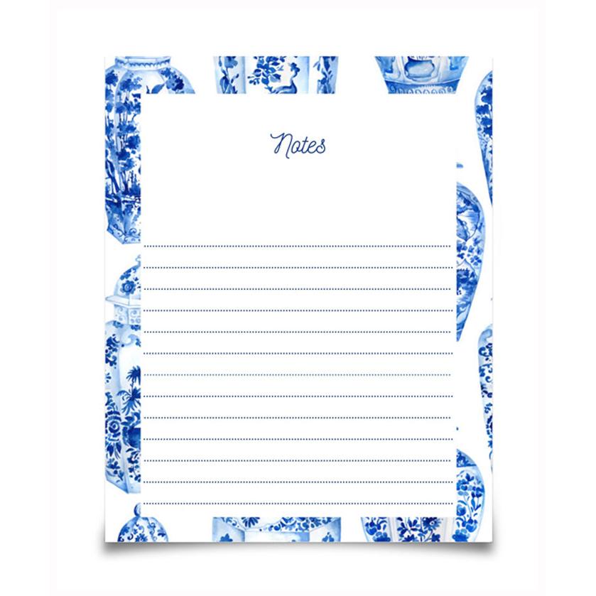 Large Green Ginger Jar Notepad | Notepad by JOSIL Paperie