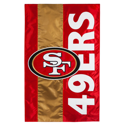 San Francisco 49ers Embellished Garden Flag