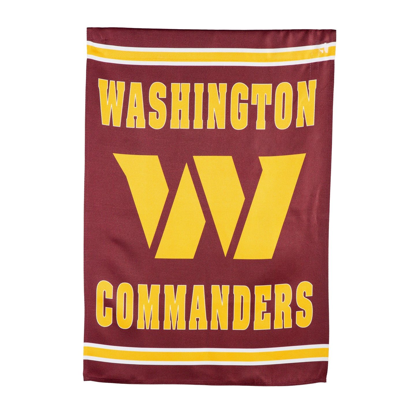 Embossed Suede Flag, House Size, Washington Commanders