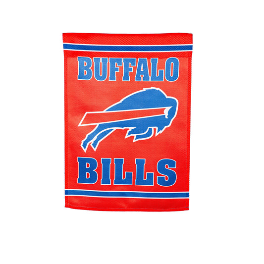 Buffalo Bills Embossed Suede Garden Flag