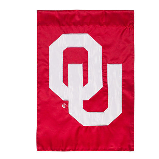 University of Oklahoma Applique Garden Flag