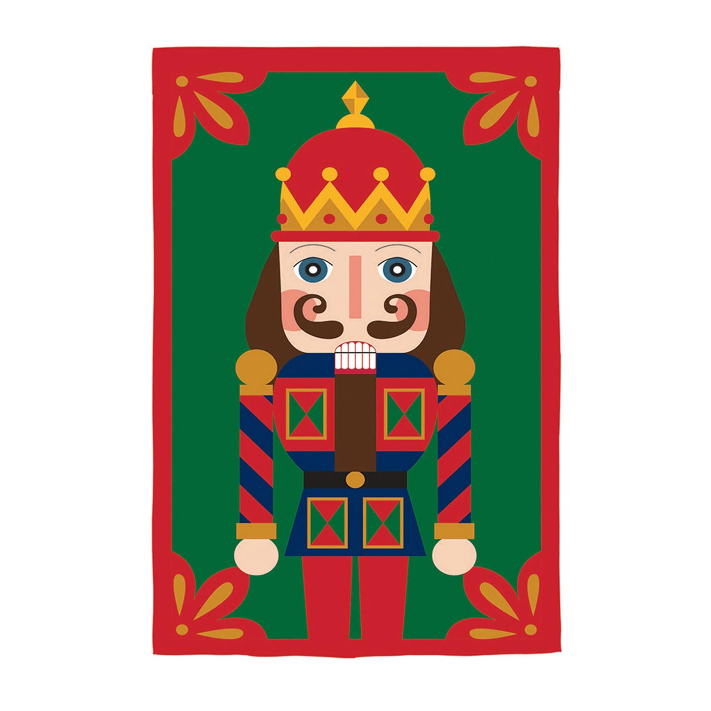 Nutcracker Applique House Flag