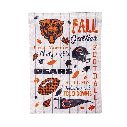 Chicago Bears, Moire Flag, GDN, Fall Seasonal