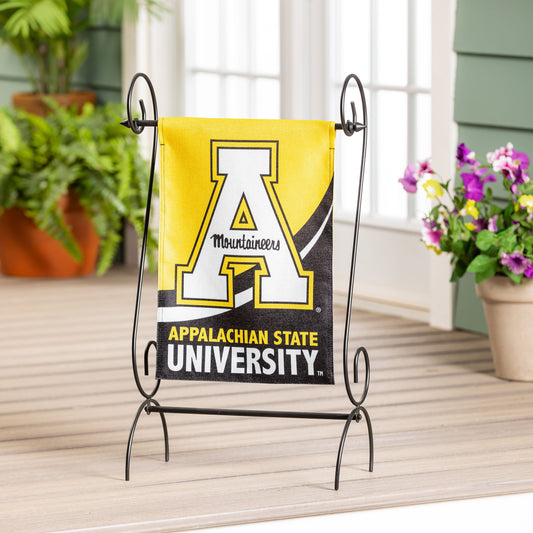 Appalachian State University Burlap Flag GDN Size
