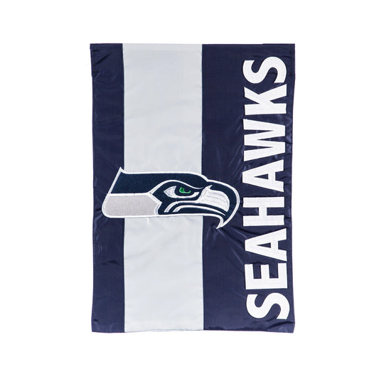 Seattle Seahawks Embellished Garden Flag