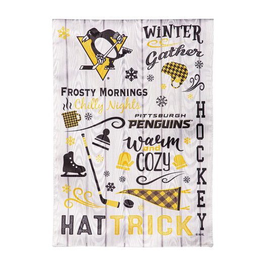 Pittsburgh Penguins, Moire Flag, GDN, Fall Seasonal