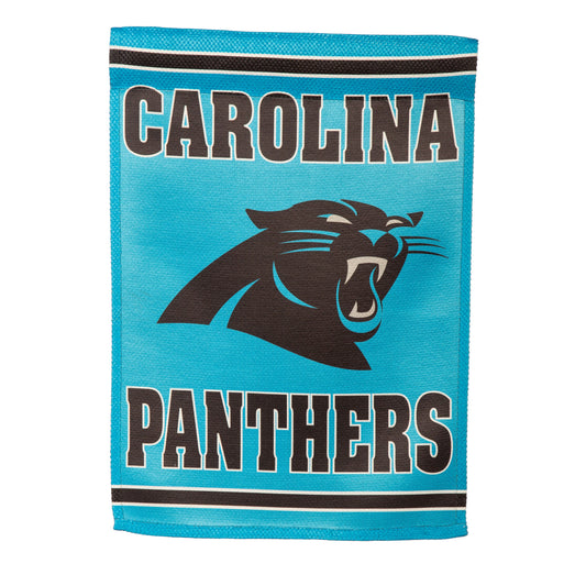 Embossed Suede Flag, GDN Size, Carolina Panthers