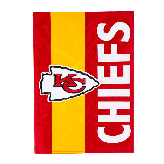 Kansas City Chiefs Embellished Garden Flag