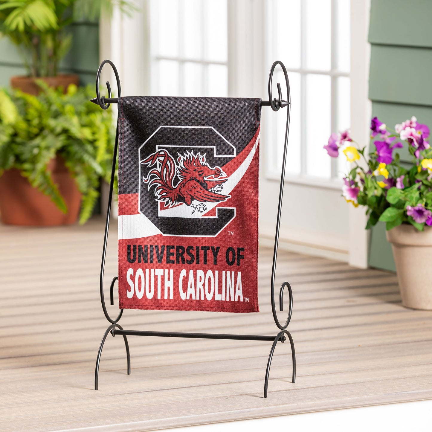 University of South Carolina Burlap Flag GDN Size