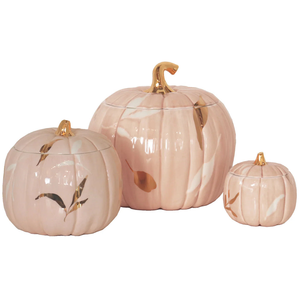 Layered Leaves Pumpkin Jars Color Sample Tiles