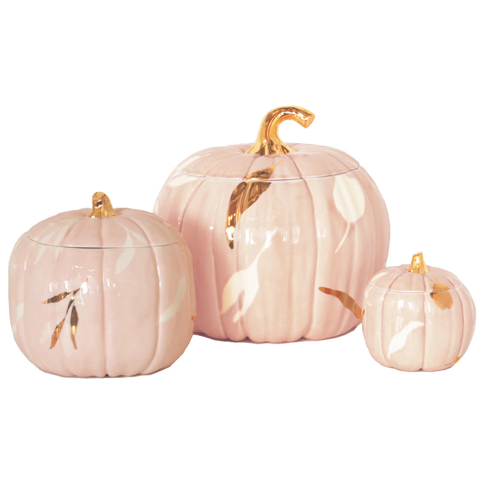 Layered Leaves Pumpkin Jars Color Sample Tiles