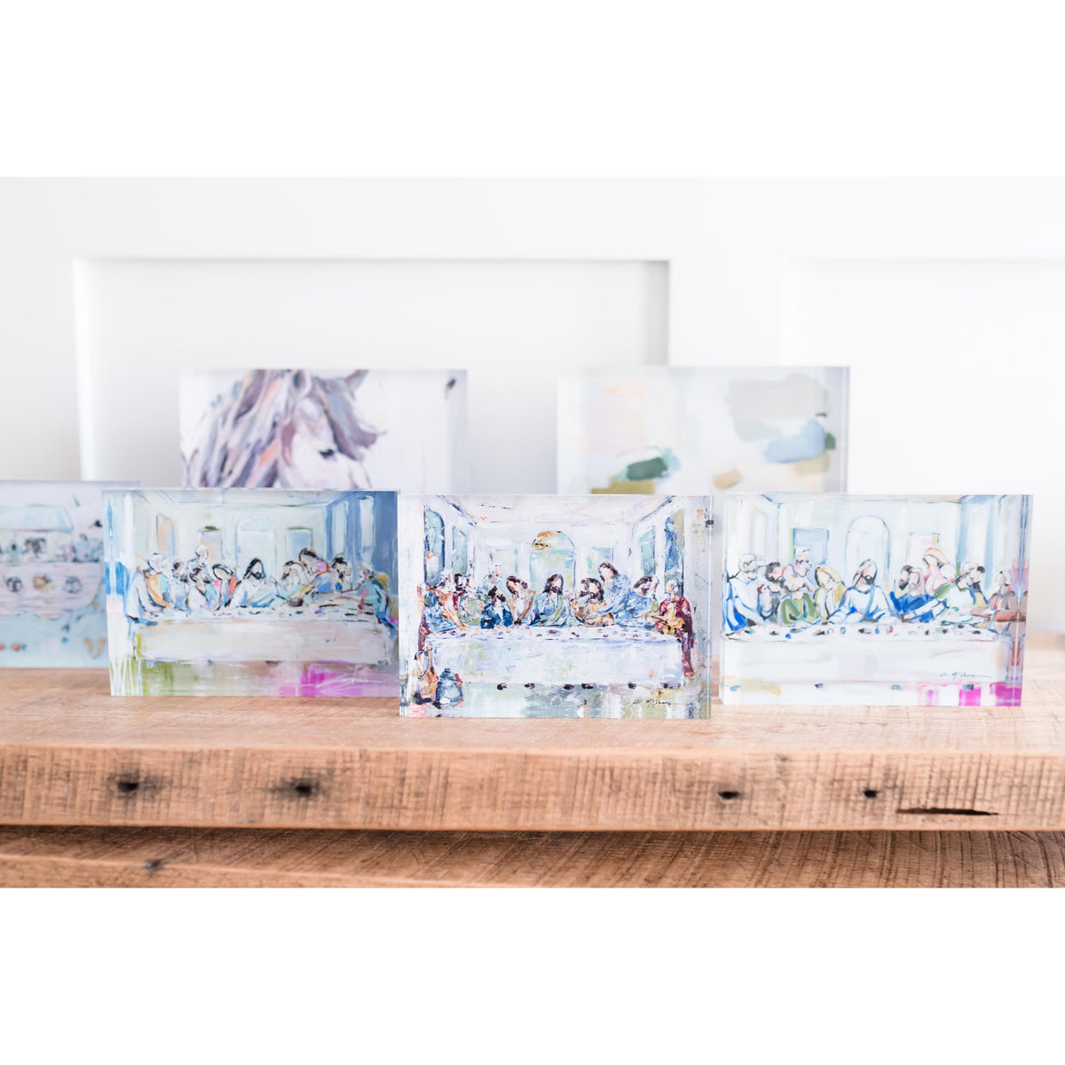 Legacy Meal VI Last Supper Acrylic Tabletop Art