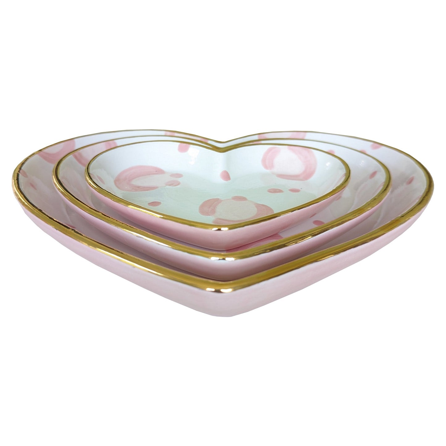 Leopard Print Heart Dishes