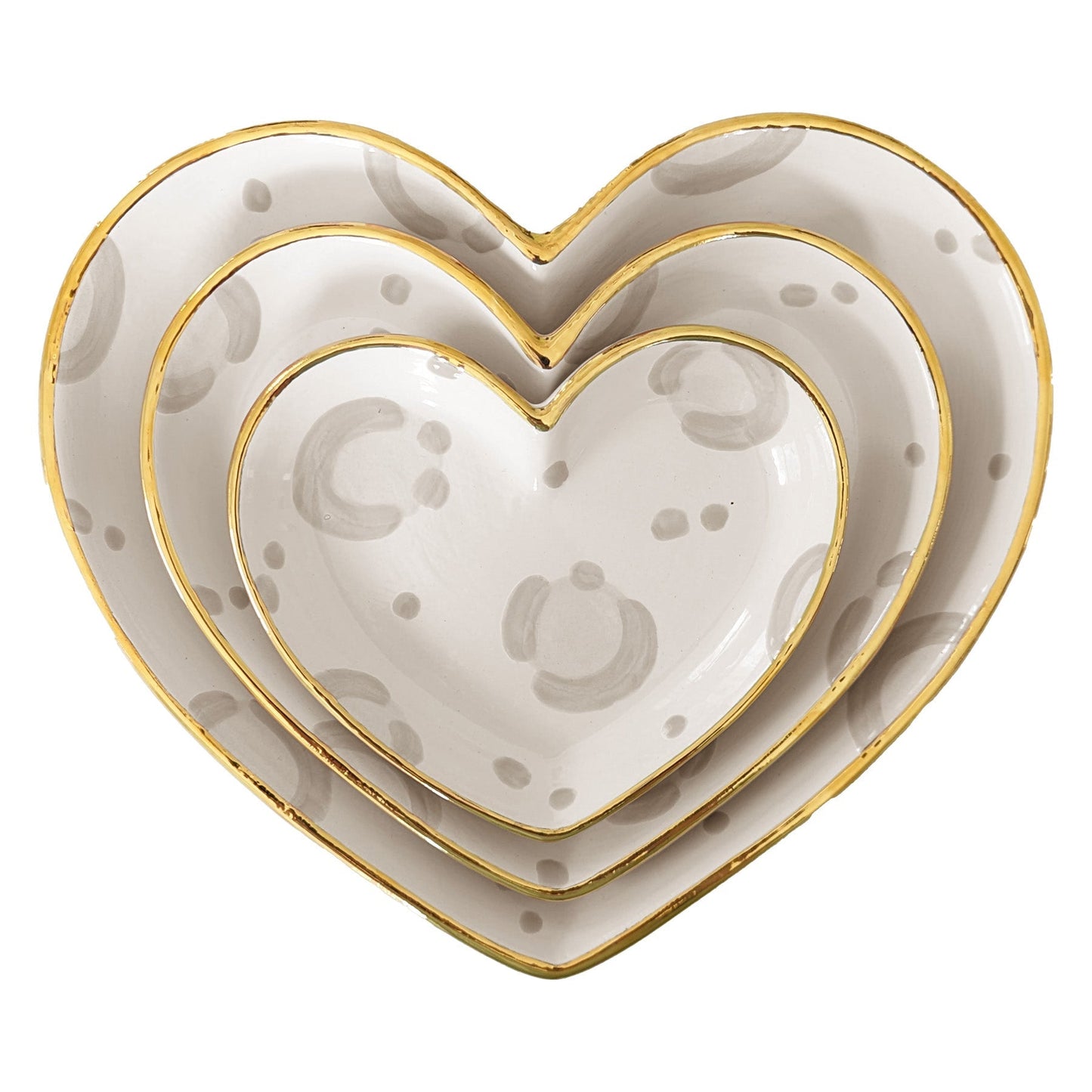 Leopard Print Heart Dishes