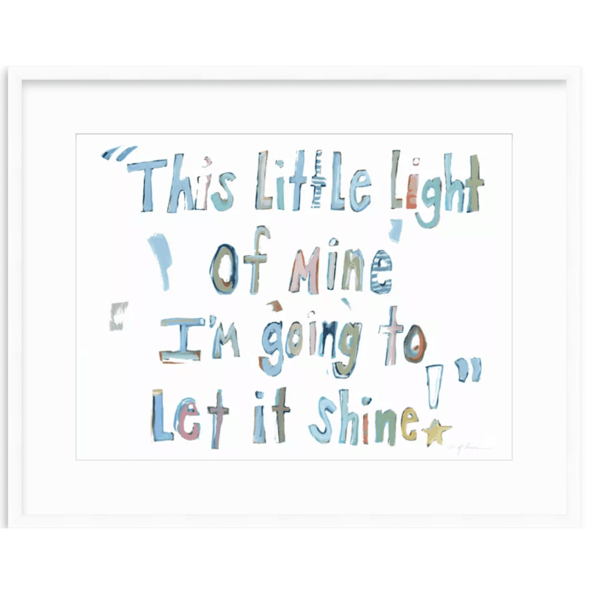 Light Of Mine Fine Art Print