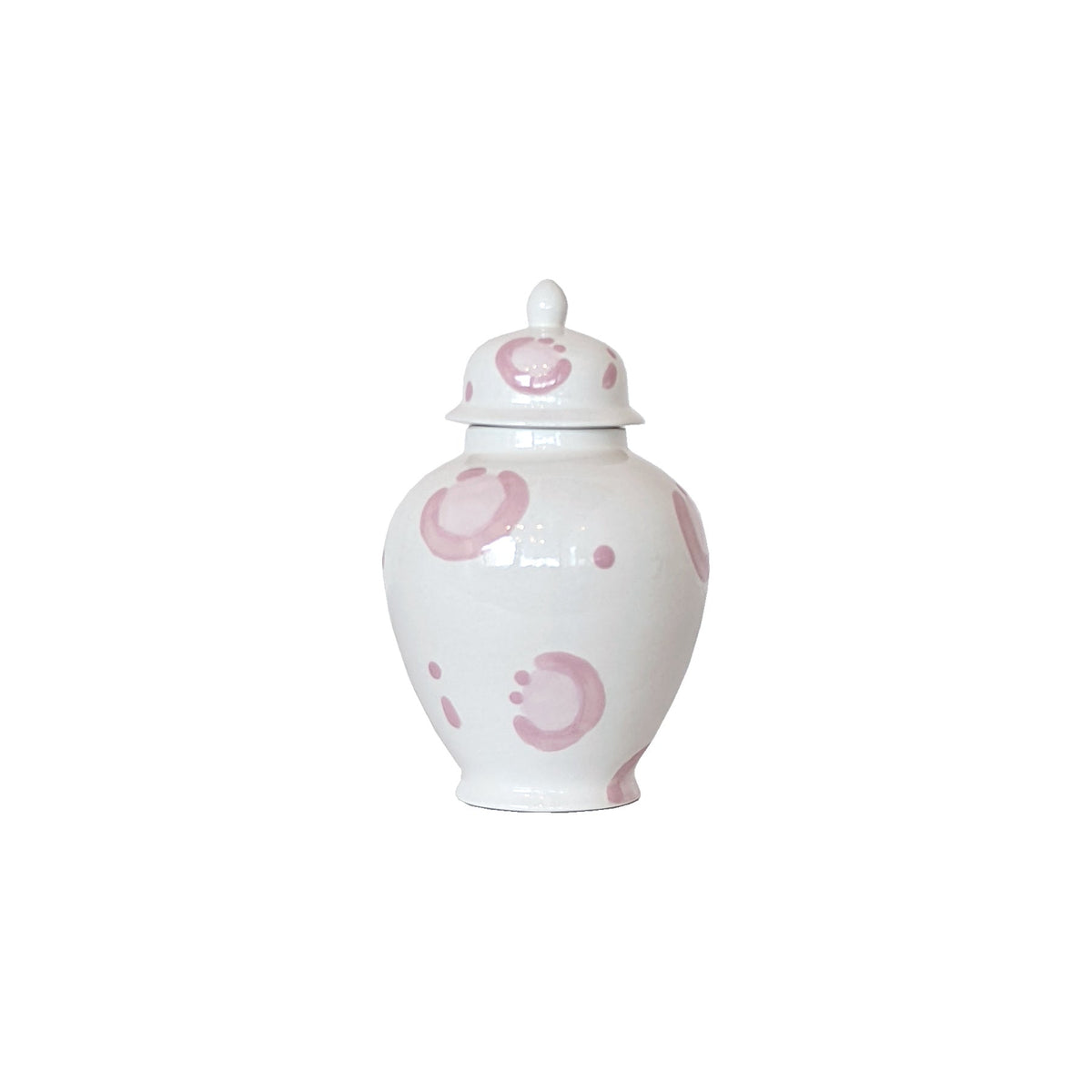 Light Pink Leopard Print Ginger Jars
