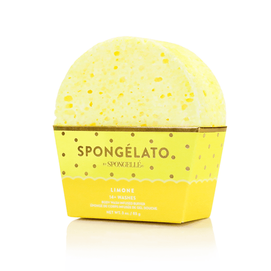 a yellow sponge in a yellow box