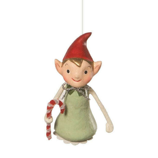 a small elf ornament