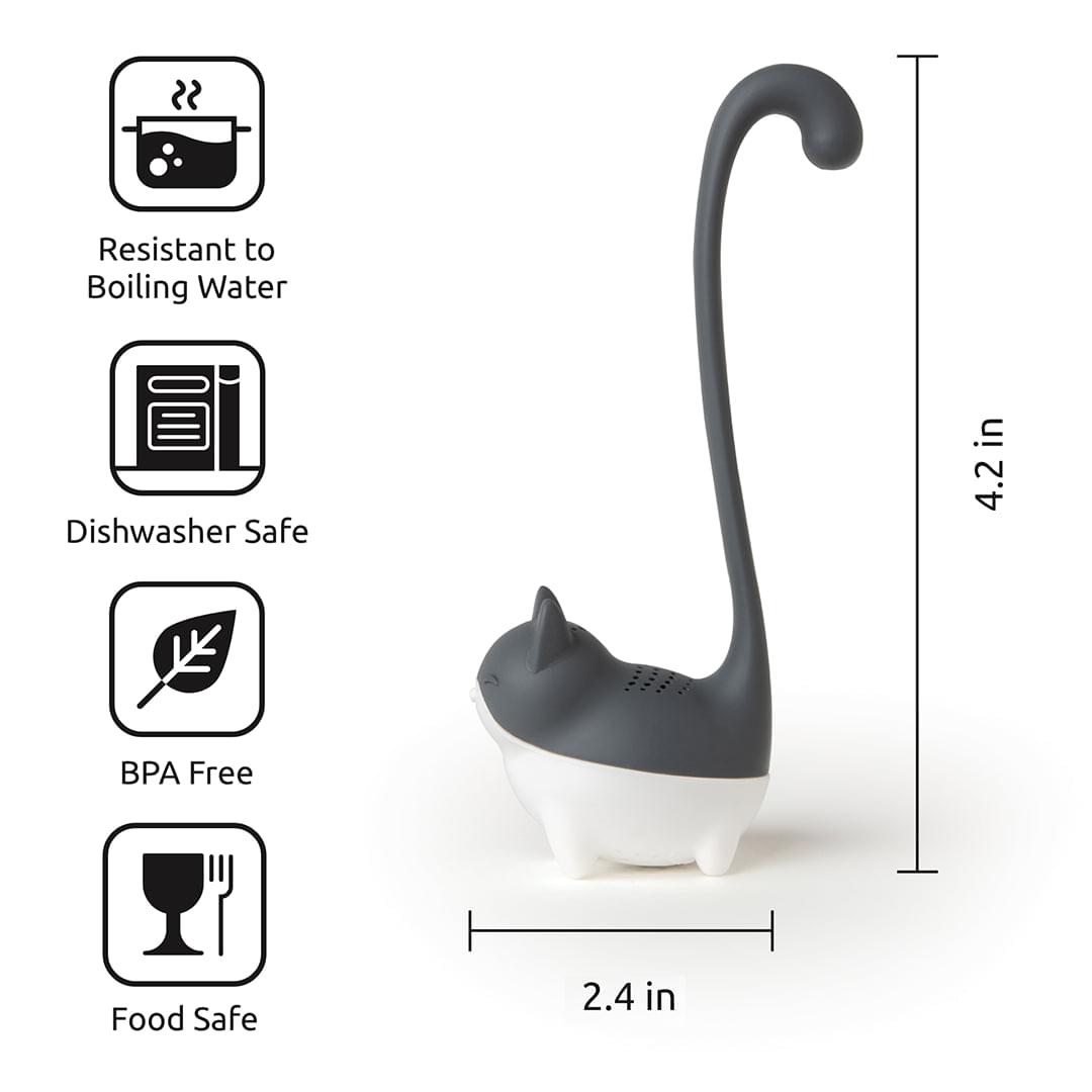 a measuring scale of a cat shaped object