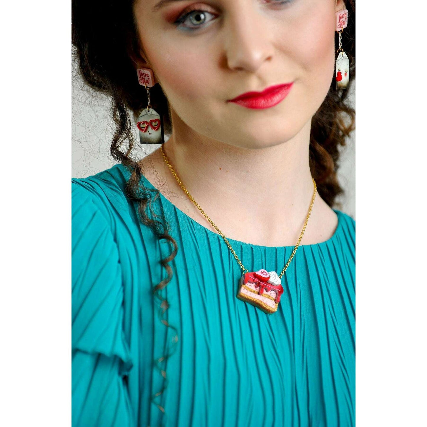 Love Letters Earrings by Laliblue - Rainbow